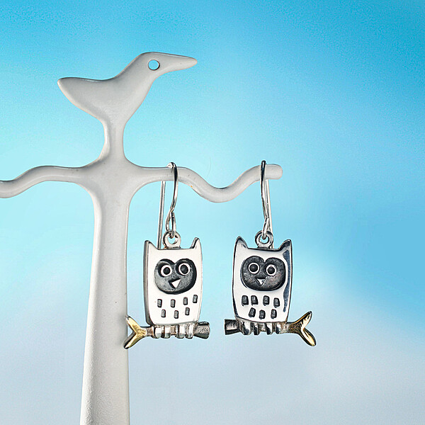 Alan Ardiff - Earrings - Little Owl