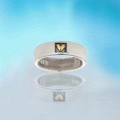 Alan Ardiff Heart of Gold Ring